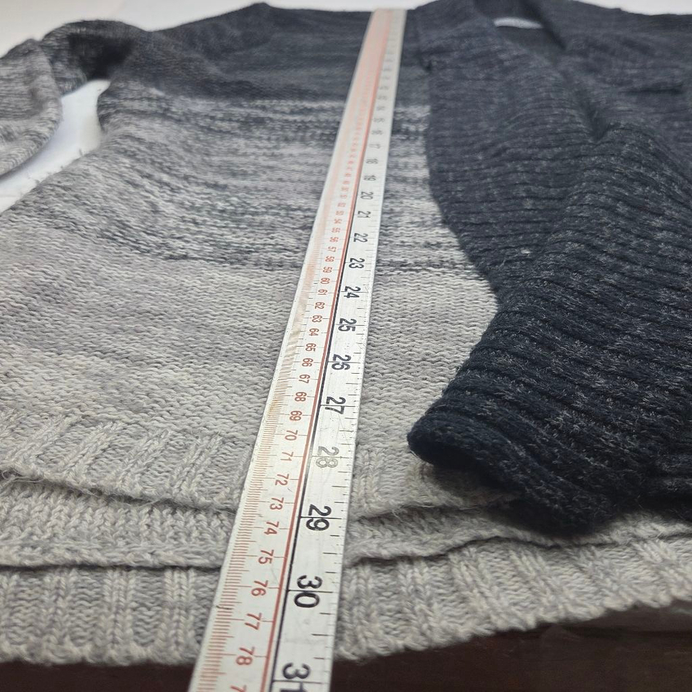 Women's Jason Maxwell Cardigan 2X Gray Black Ombre - Picture 10 of 10